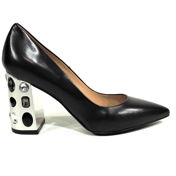 TIFFI WOMEN'S LEATHER PAMPS - Picture 4 of 8